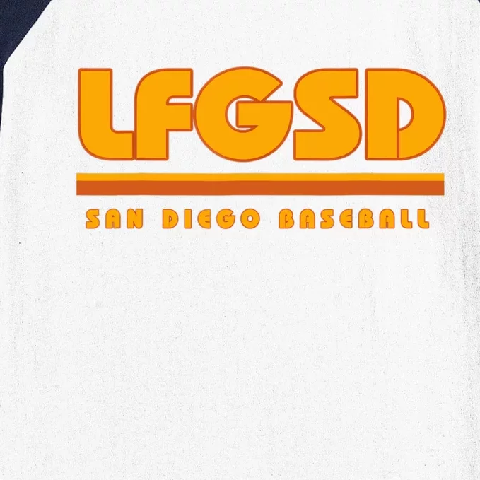 LFGSD San Diego Baseball Baseball Sleeve Shirt