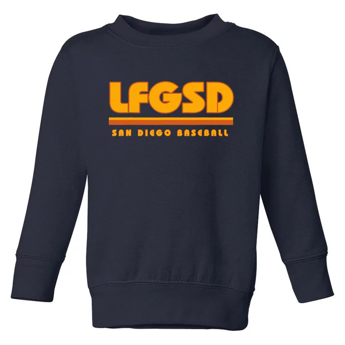 LFGSD San Diego Baseball Toddler Sweatshirt