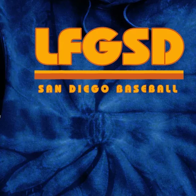 LFGSD San Diego Baseball Tie Dye Hoodie