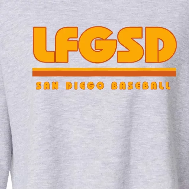 LFGSD San Diego Baseball Cropped Pullover Crew