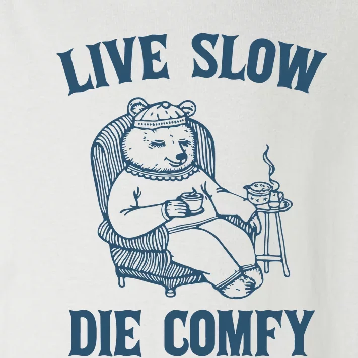 Live Slow Die Comfy Retro Toddler Long Sleeve Shirt