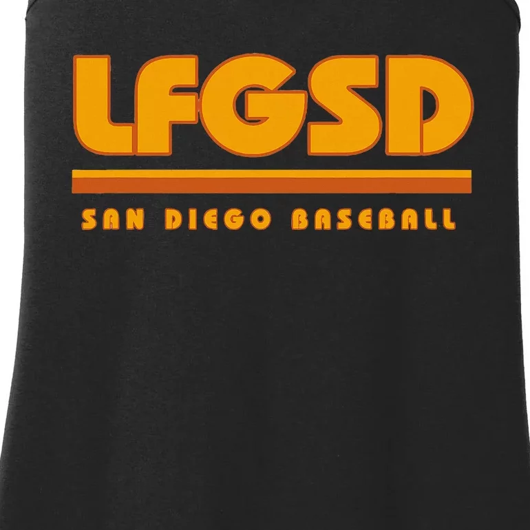 Lfgsd San Diego Baseball Ladies Essential Tank