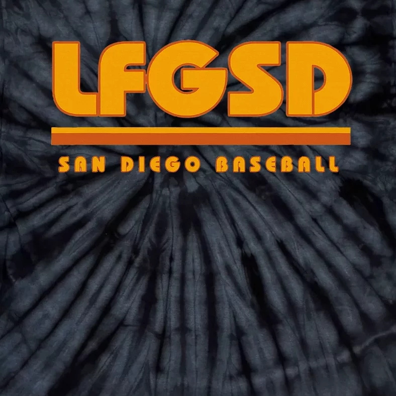 Lfgsd San Diego Baseball Tie-Dye T-Shirt