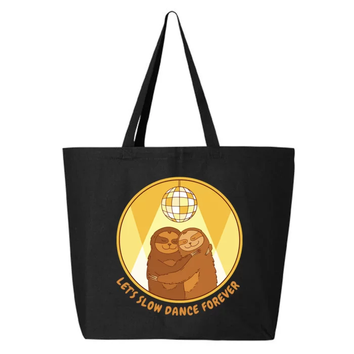 Let's Slow Dance Forever Funny Sloth 25L Jumbo Tote