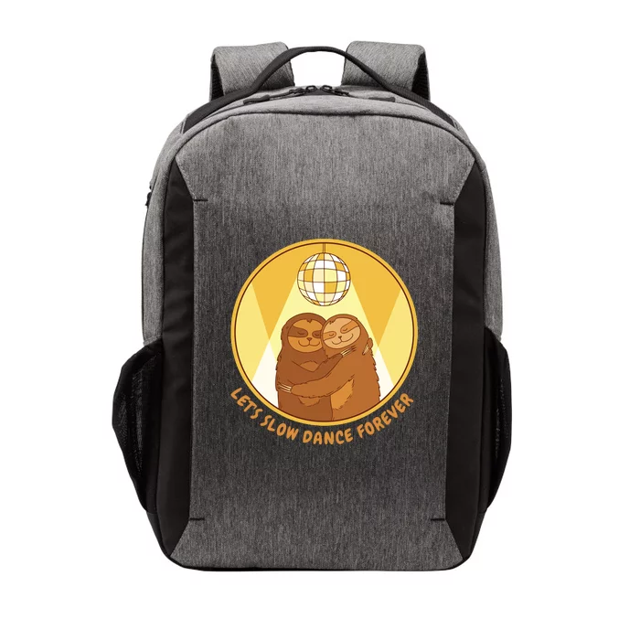 Let's Slow Dance Forever Funny Sloth Vector Backpack