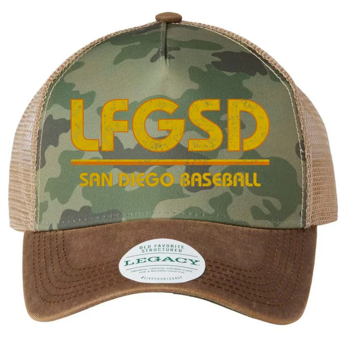 Lfgsd San Diego Baseball Legacy Tie Dye Trucker Hat