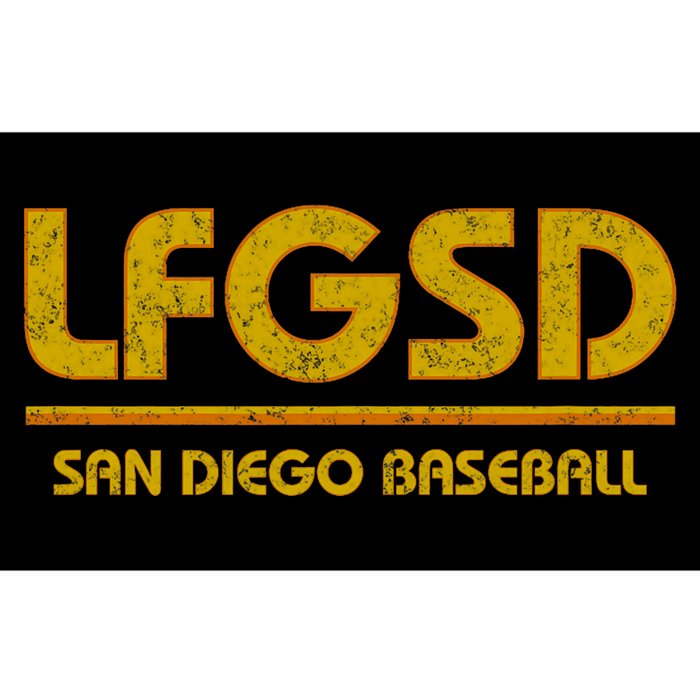 Lfgsd San Diego Baseball Bumper Sticker