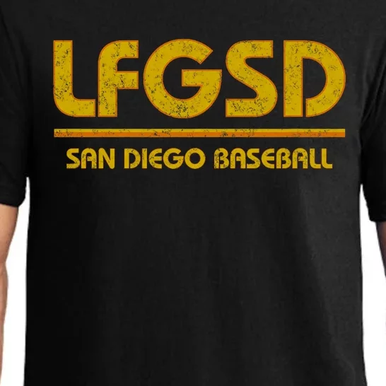 Lfgsd San Diego Baseball Pajama Set