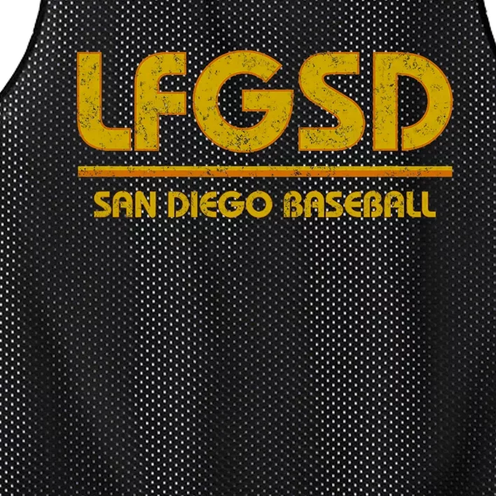 Lfgsd San Diego Baseball Mesh Reversible Basketball Jersey Tank