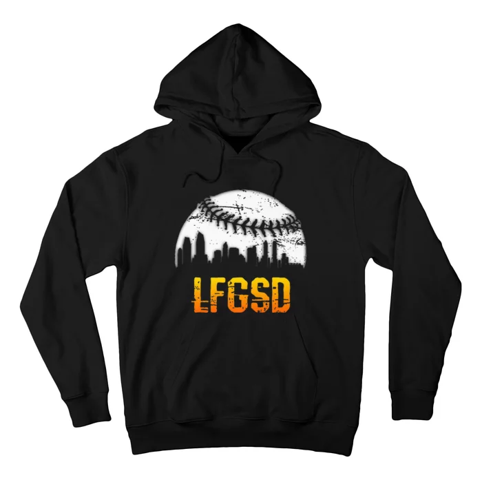 LFGSD San Diego Skyline Baseball Hoodie