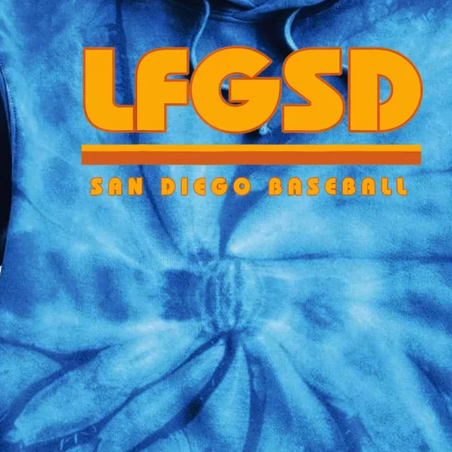 LFGSD San Diego Baseball Tie Dye Hoodie