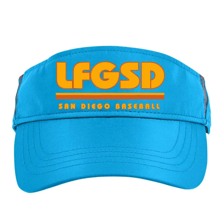 LFGSD San Diego Baseball Adult Drive Performance Visor