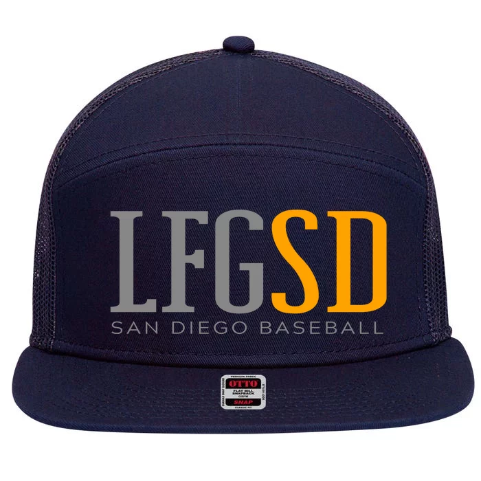 LFGSD San Diego Baseball 7 Panel Mesh Trucker Snapback Hat