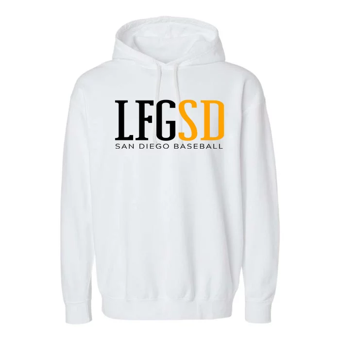 LFGSD San Diego Baseball Garment-Dyed Fleece Hoodie