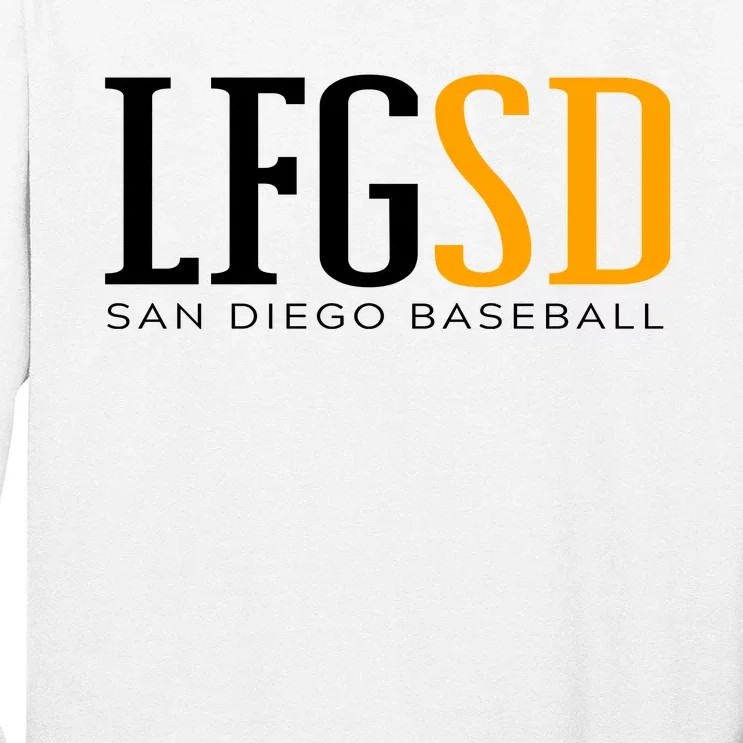 LFGSD San Diego Baseball Long Sleeve Shirt