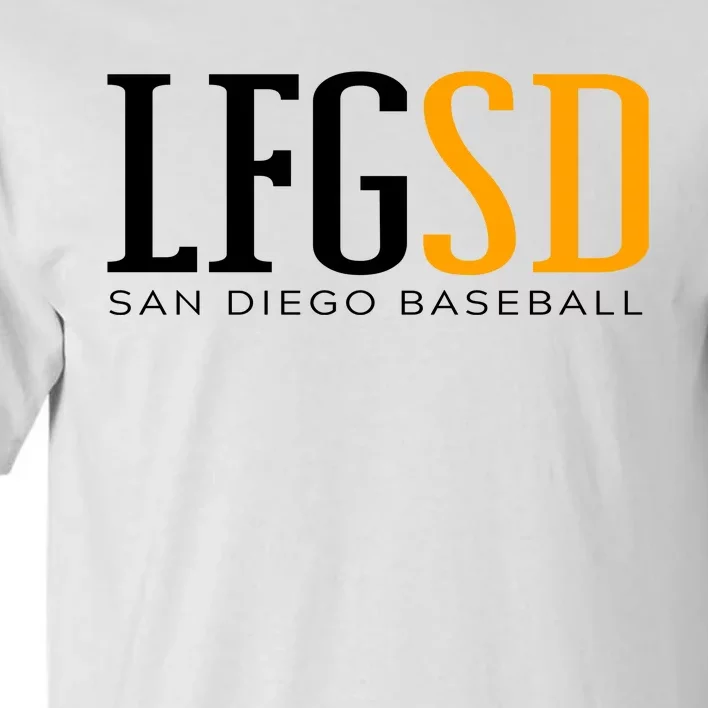 LFGSD San Diego Baseball Tall T-Shirt