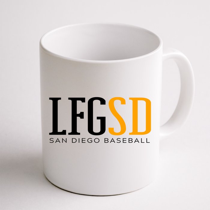 LFGSD San Diego Baseball Front & Back Coffee Mug