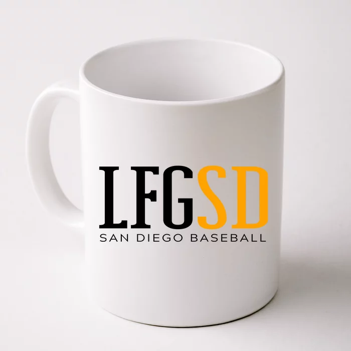 LFGSD San Diego Baseball Front & Back Coffee Mug