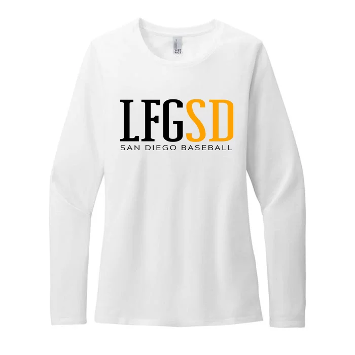 LFGSD San Diego Baseball Womens CVC Long Sleeve Shirt