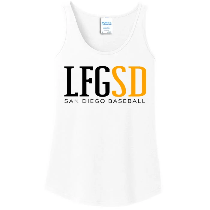 LFGSD San Diego Baseball Ladies Essential Tank