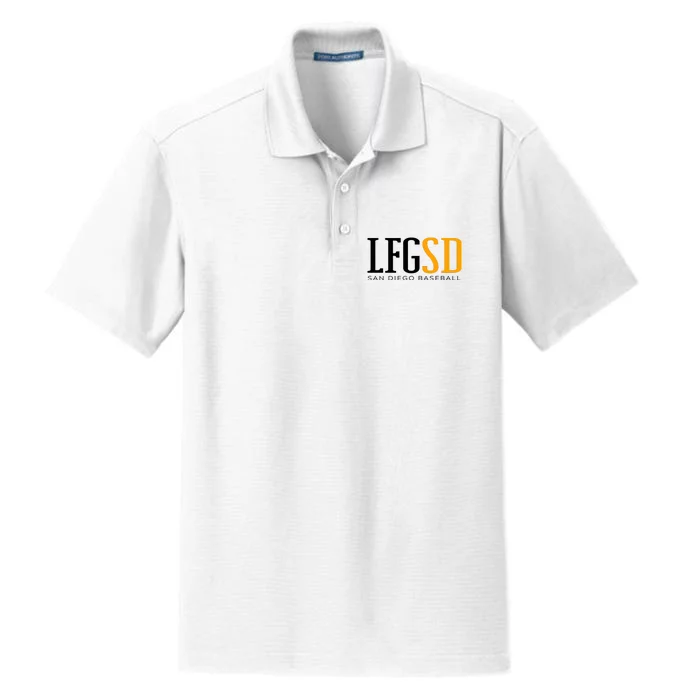 LFGSD San Diego Baseball Dry Zone Grid Performance Polo