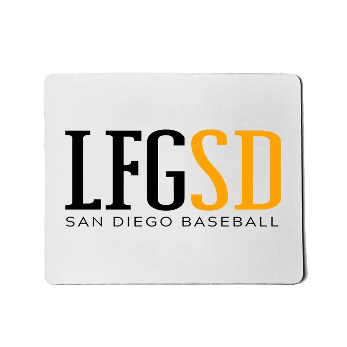 LFGSD San Diego Baseball Mousepad