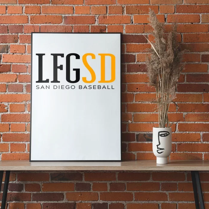 LFGSD San Diego Baseball Poster