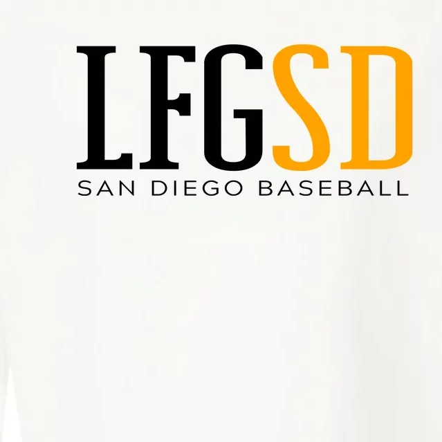 LFGSD San Diego Baseball Cropped Pullover Crew