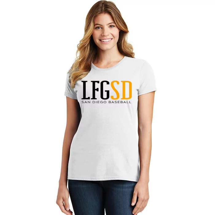 LFGSD San Diego Baseball Women's T-Shirt