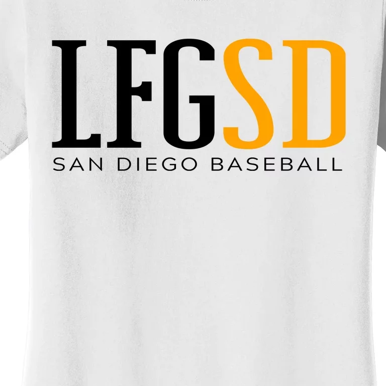 LFGSD San Diego Baseball Women's T-Shirt