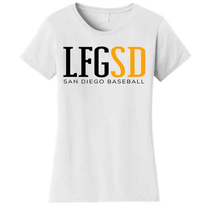 LFGSD San Diego Baseball Women's T-Shirt