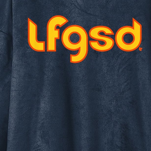 LFGSD San Diego Baseball Hooded Wearable Blanket