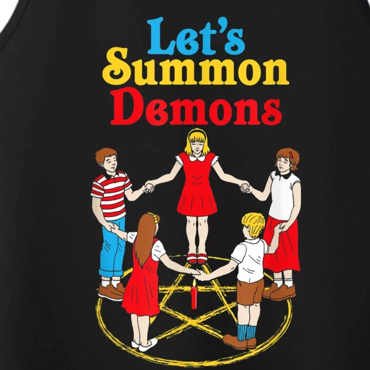 Lets Summon Demons Creepy Incantation Demons Performance Tank