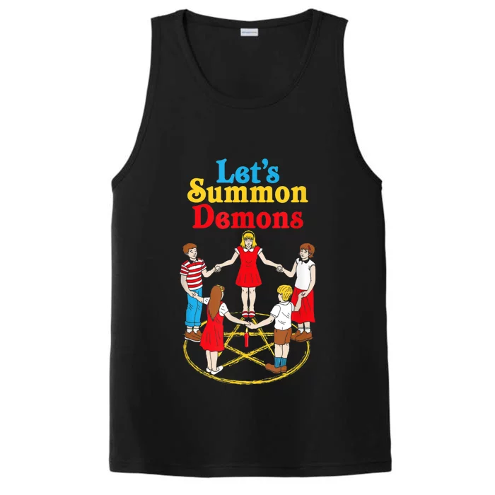 Lets Summon Demons Creepy Incantation Demons Performance Tank