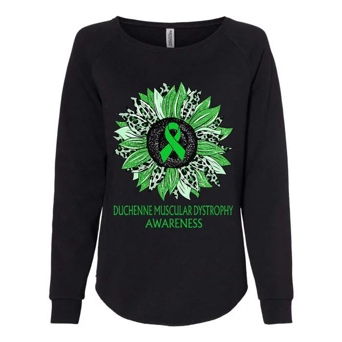 Leopard Sunflower Duchenne Muscular Dystrophy Awareness Sept Womens California Wash Sweatshirt