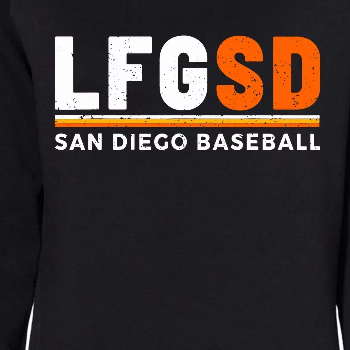 LFGSD San Diego Baseball Jorge Alfaro Womens California Wash Sweatshirt