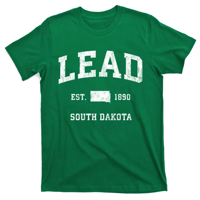 Lead South Dakota Sd Vintage Athletic Sports T-Shirt