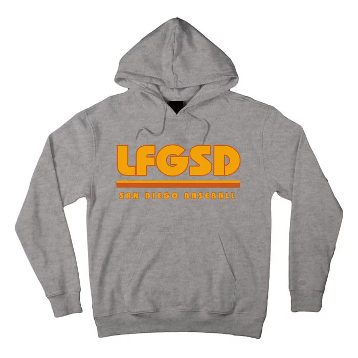 LFGSD San Diego Baseball Tall Hoodie