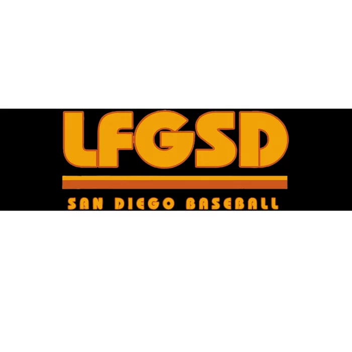 LFGSD San Diego Baseball Bumper Sticker