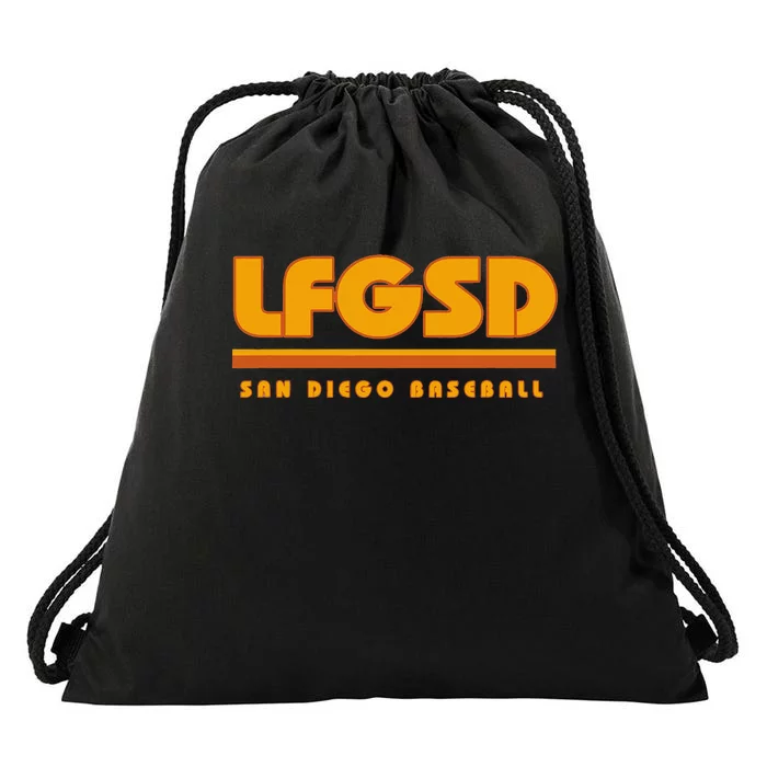 LFGSD San Diego Baseball Drawstring Bag