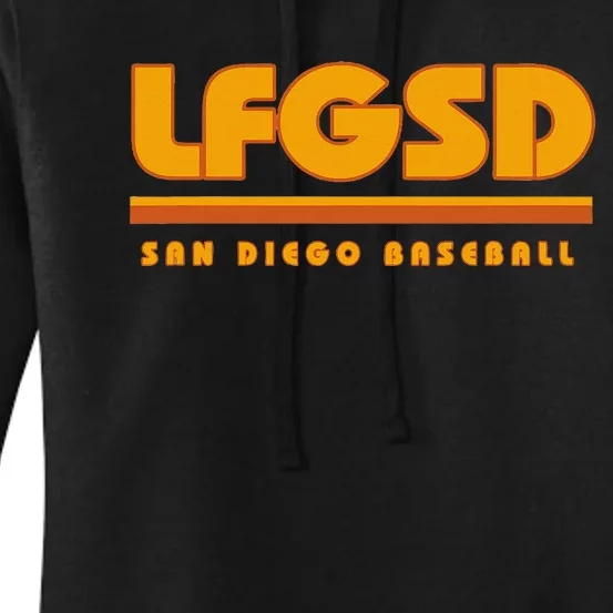 LFGSD San Diego Baseball Women's Pullover Hoodie