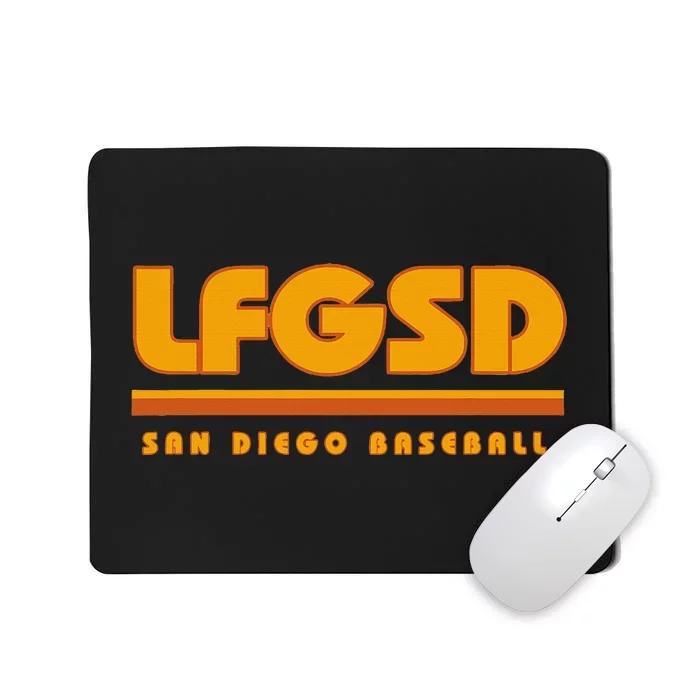 LFGSD San Diego Baseball Mousepad