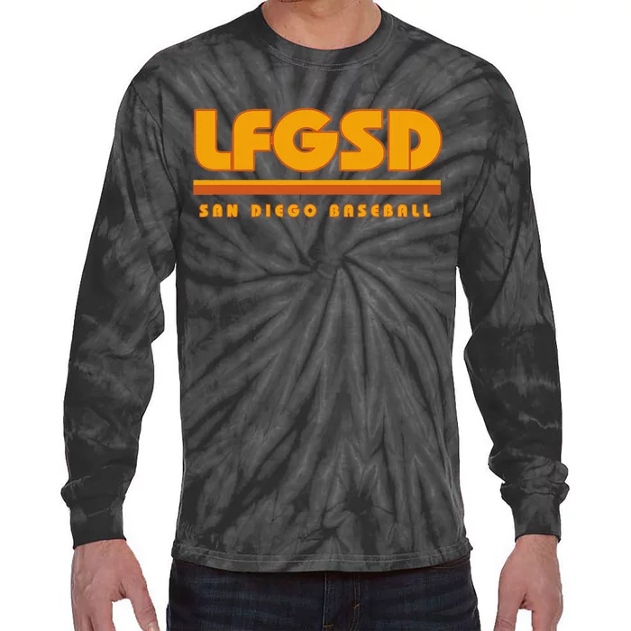 LFGSD San Diego Baseball Tie-Dye Long Sleeve Shirt