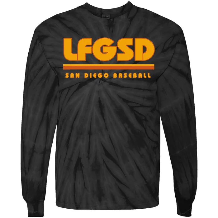 LFGSD San Diego Baseball Tie-Dye Long Sleeve Shirt