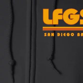 LFGSD San Diego Baseball Full Zip Hoodie