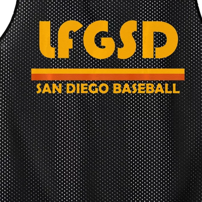 LFGSD San Diego Baseball Mesh Reversible Basketball Jersey Tank