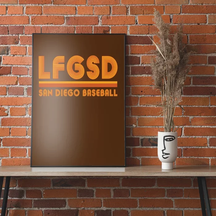 LFGSD San Diego Baseball Poster