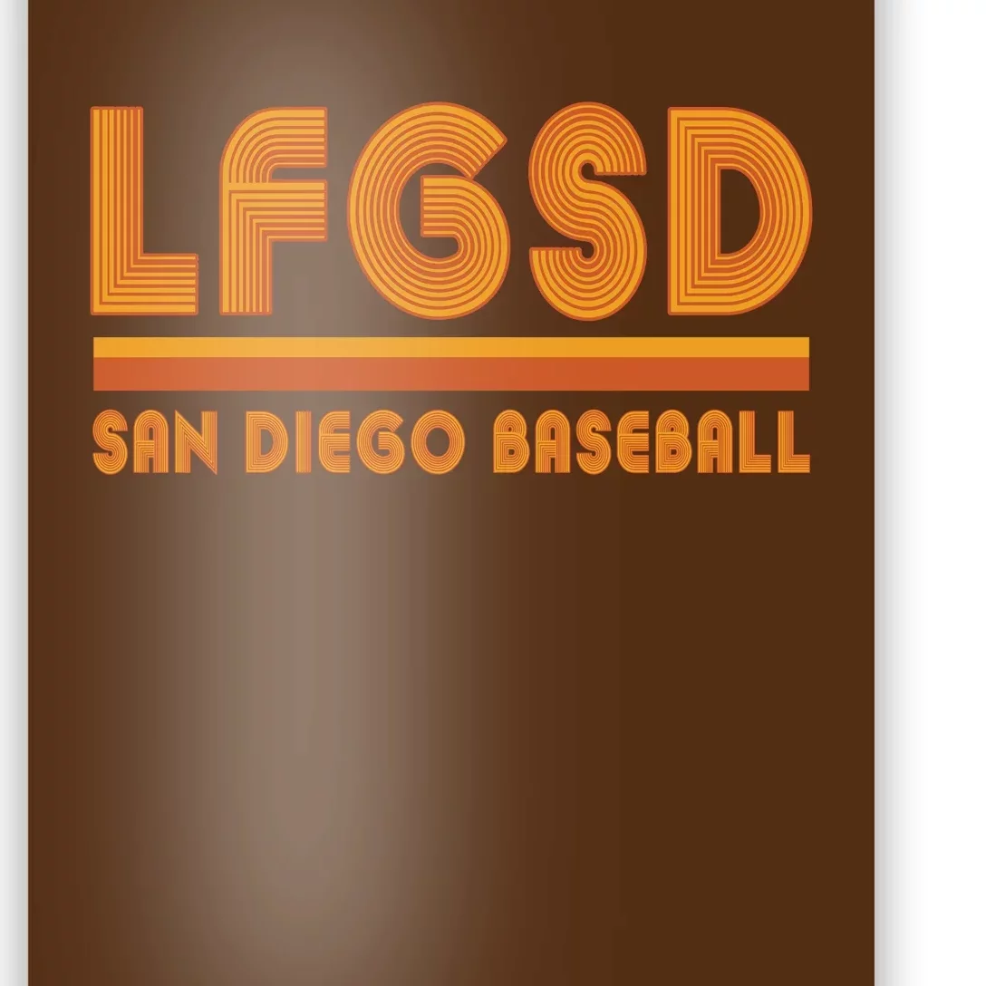 LFGSD San Diego Baseball Poster