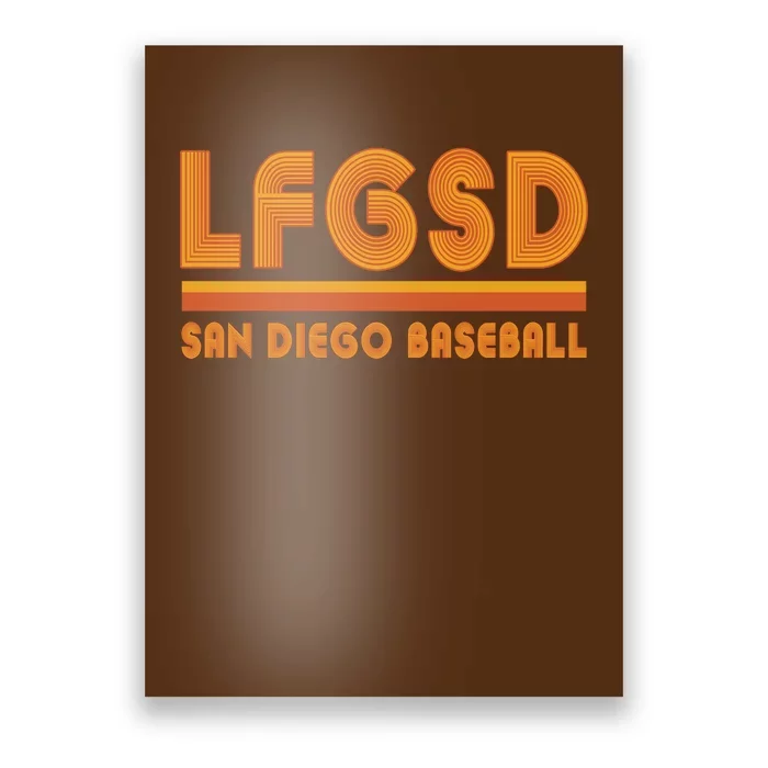 LFGSD San Diego Baseball Poster