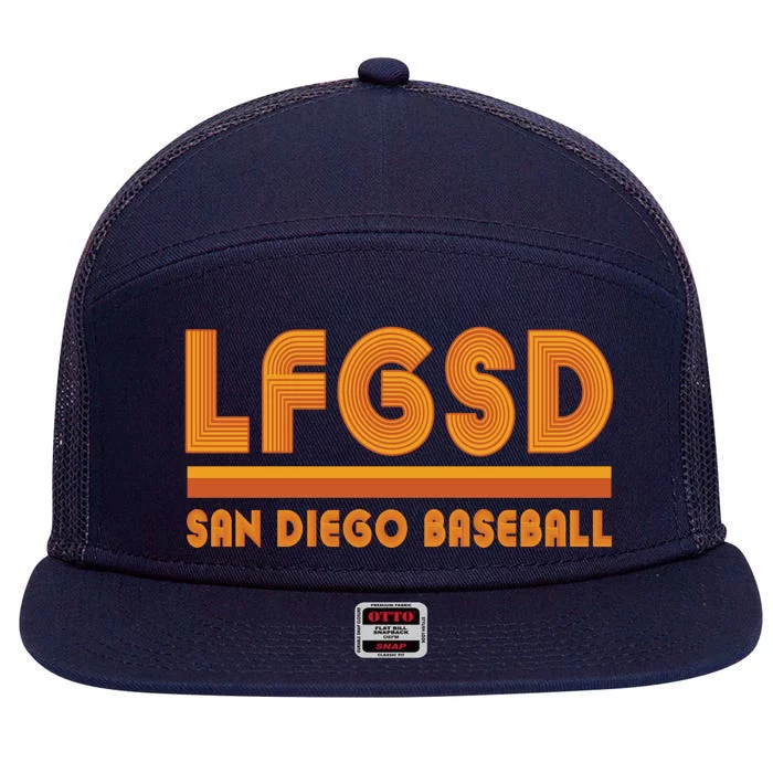 LFGSD San Diego Baseball 7 Panel Mesh Trucker Snapback Hat